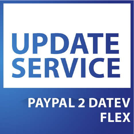 Update-Vertrag zu PAYPAL 2 DATEV FLEX (jährliche Kosten)