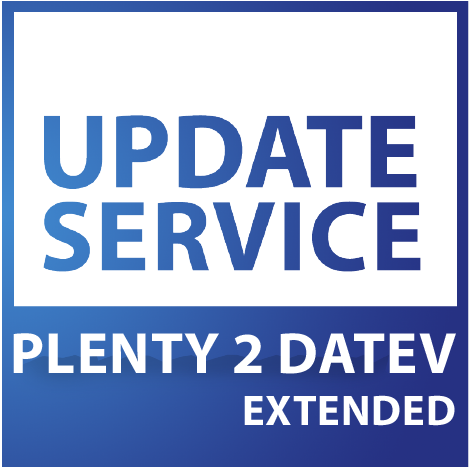 Update-Service zu PLENTY 2 DATEV EXTENDED (jährliche Kosten) inkl. eBay Payment