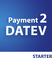Payment 2 DATEV Starter für verschiedene Zahlungsabwicklungen (jährliche Miete) Payment 2 DATEV Starter für verschiedene Zahlungsabwicklungen (jährliche Miete)