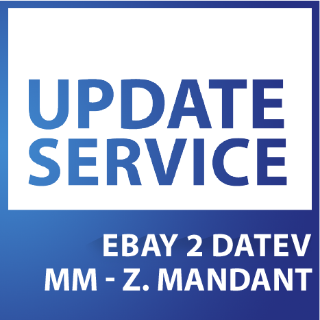 Update-Service zu eBay2 DATEV + PayPal MM zusätzlicher Mandant (jährliche Kosten)