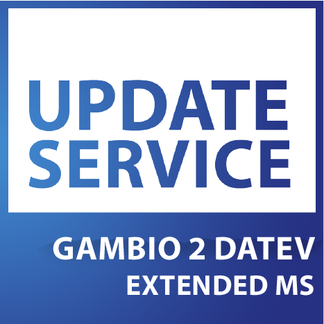 Update-Service zu gambio 2 DATEV EXTENDED Multishop (2) (jährliche Kosten) inkl. eBay Payment