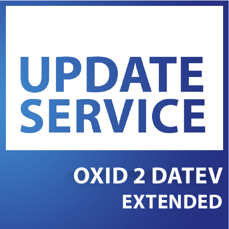 Update-Service zu OXID 2 DATEV EXTENDED (jährliche Kosten)