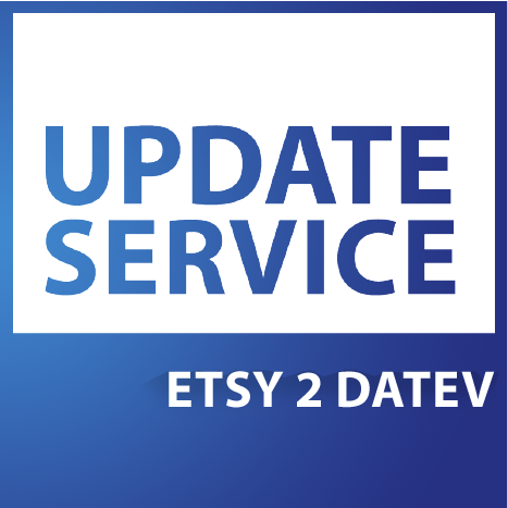 Update-Service zu Etsy 2 DATEV (jährliche Kosten)