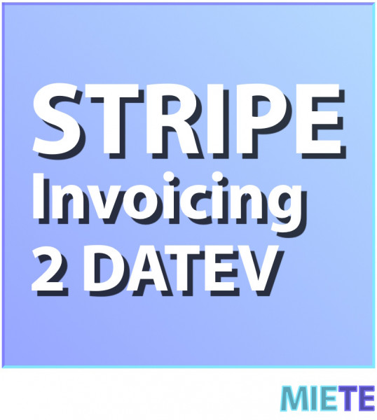 stripe Invoicing 2 DATEV (MIETE)