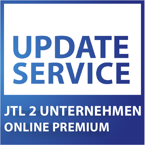 Update-Service zu JTL 2 DATEV Unternehmen online - PREMIUM (jährliche Kosten)