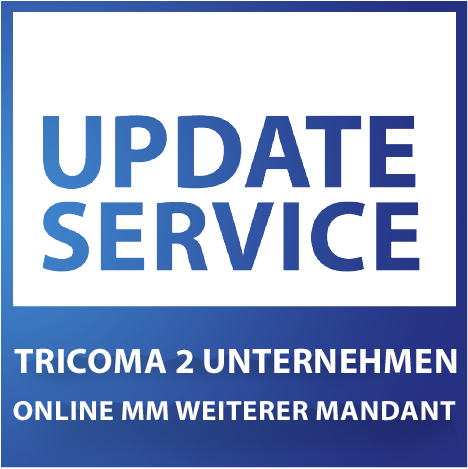 Update-Service zu tricoma 2 Unternehmen online MM weiterer Mandant (jährliche Kosten)