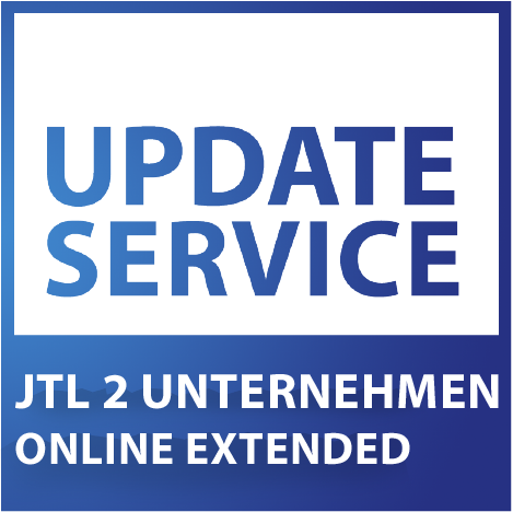 Update-Service zu JTL 2 Unternehmen online - EXTENDED (jährliche Kosten)