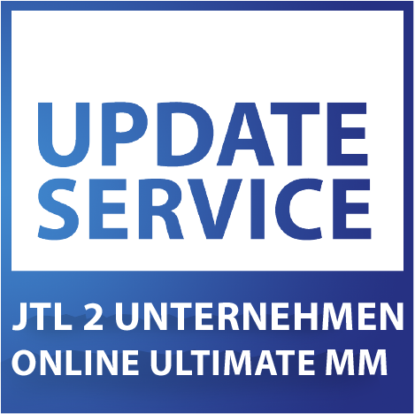 Update-Service zu JTL 2 DATEV Unternehmen online - ULTIMATE MM(jährliche Kosten) inkl. eBay Payment