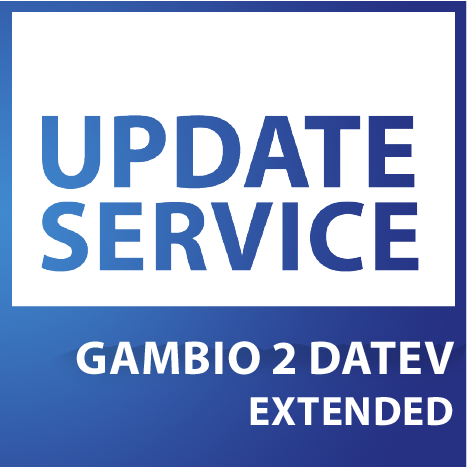 Update-Service zu gambio 2 DATEV EXTENDED (jährliche Kosten) inkl. eBay PAYMENT