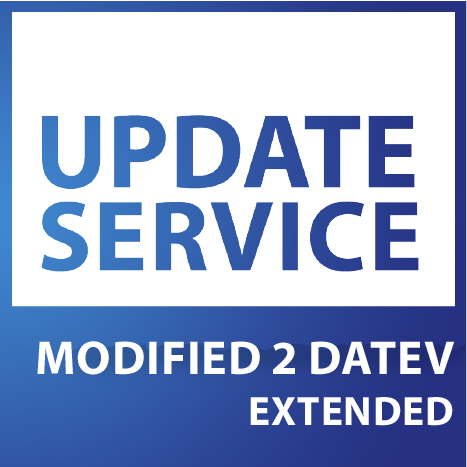 Update-Service zu modified 2 DATEV EXTENDED (jährliche Kosten)