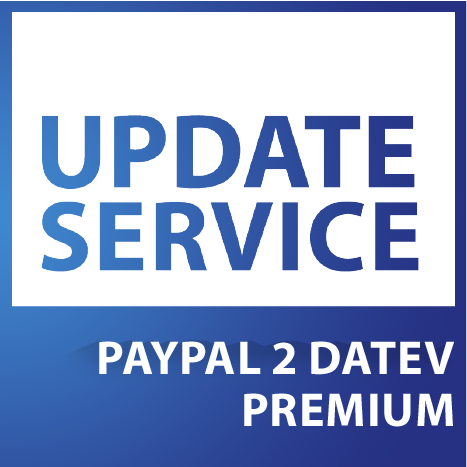 Update-Service zu PAYPAL 2 DATEV PREMUIM (jährliche Kosten)