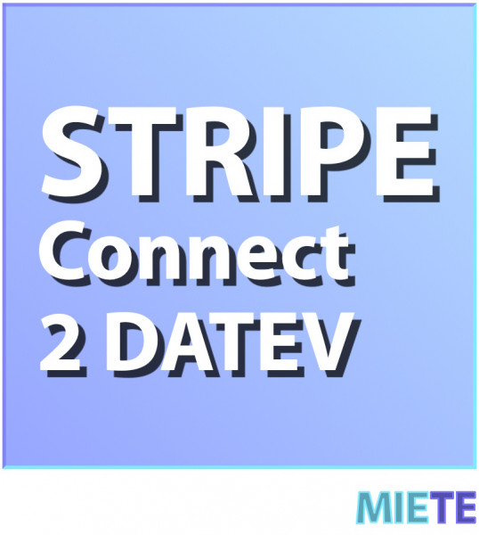 stripe Connect 2 DATEV (MIETE)