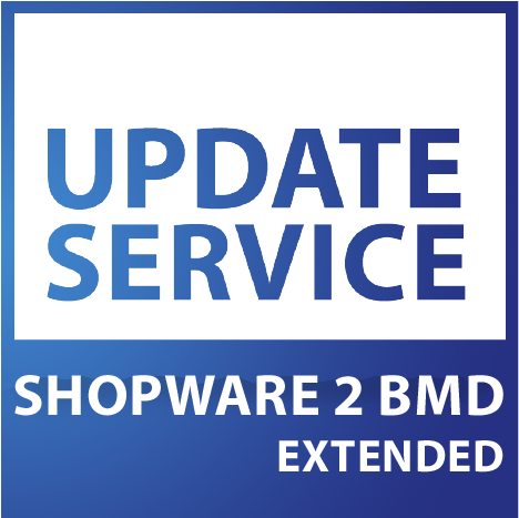 Update-Service zu shopware 2 BMD EXTENDED (jährliche Kosten)