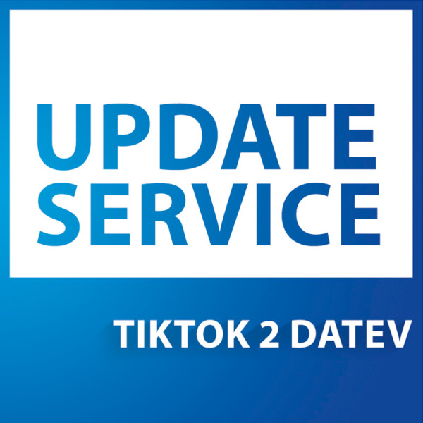 Update-Service zu TikTok 2 DATEV (jährliche Kosten)