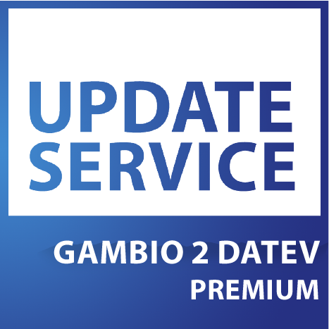 Update-Service zu gambio 2 DATEV PREMIUM (jährliche Kosten)