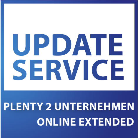 Update-Service zu PLENTY 2 Unternehmen online - EXTENDED MM (jährliche Kosten)