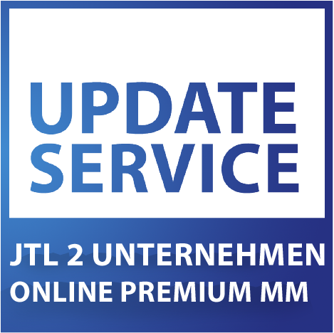 Update-Service zu JTL 2 DATEV Unternehmen online - PREMIUM MM (jährliche Kosten)