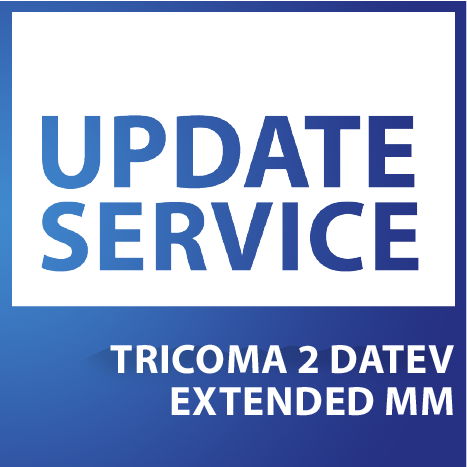 Update-Service zu tricoma 2 DATEV EXTENDED MM (jährliche Kosten) inkl. eBay PAYMENT